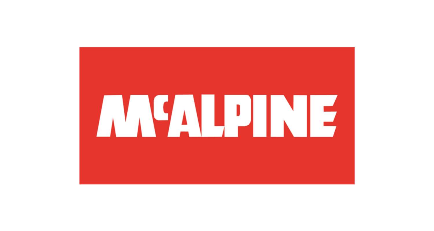 A copy of the McAlpine logo