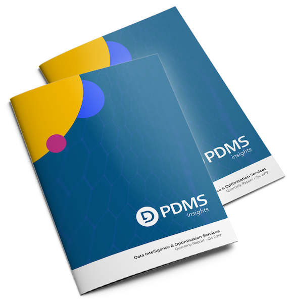 A mock-up of a PDMS Insights report