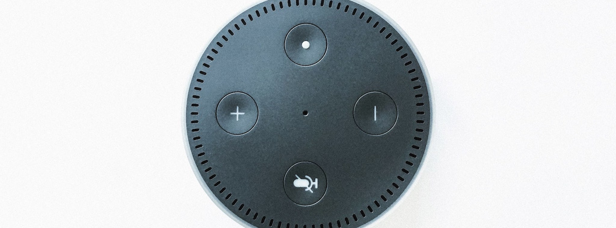 A picture of an Amazon Alexa device