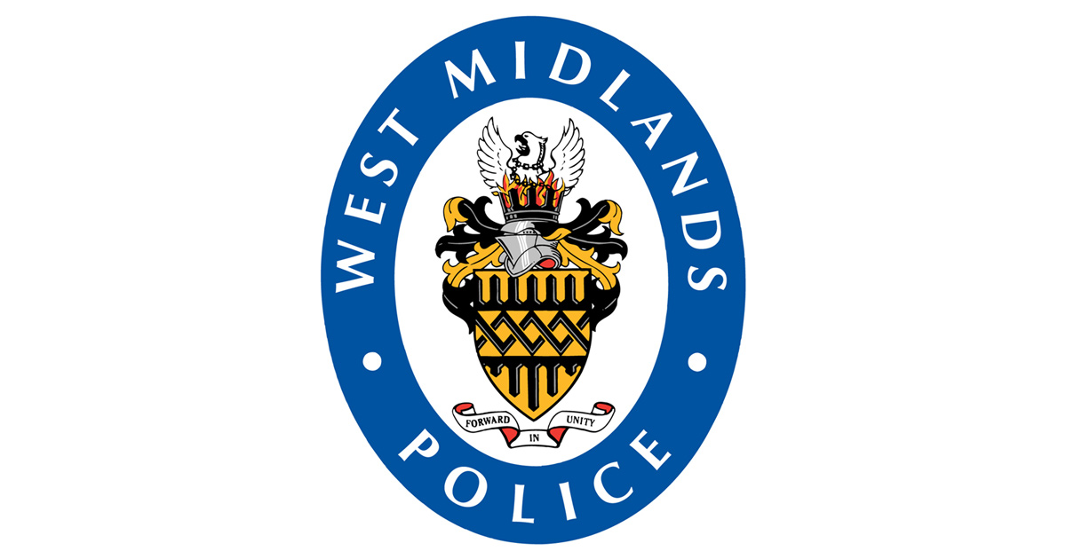 West Midlands Police crest logo: forward in unity