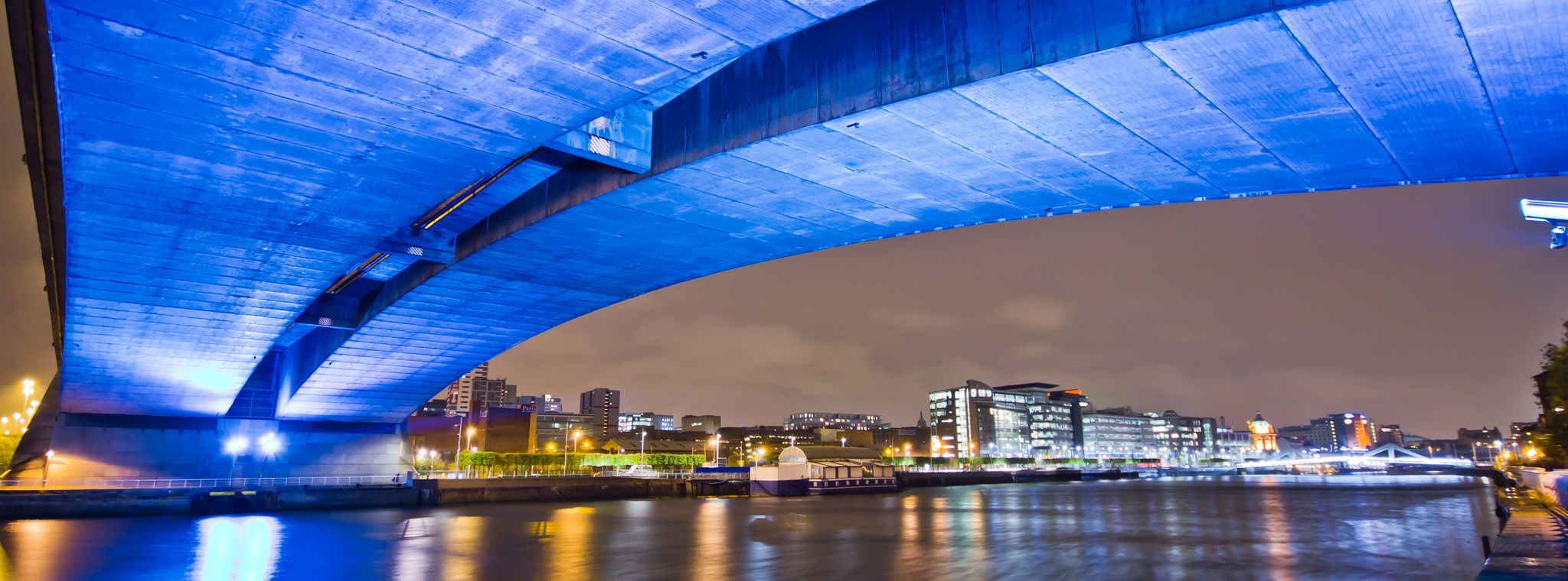 The underside of a bridge in the UK