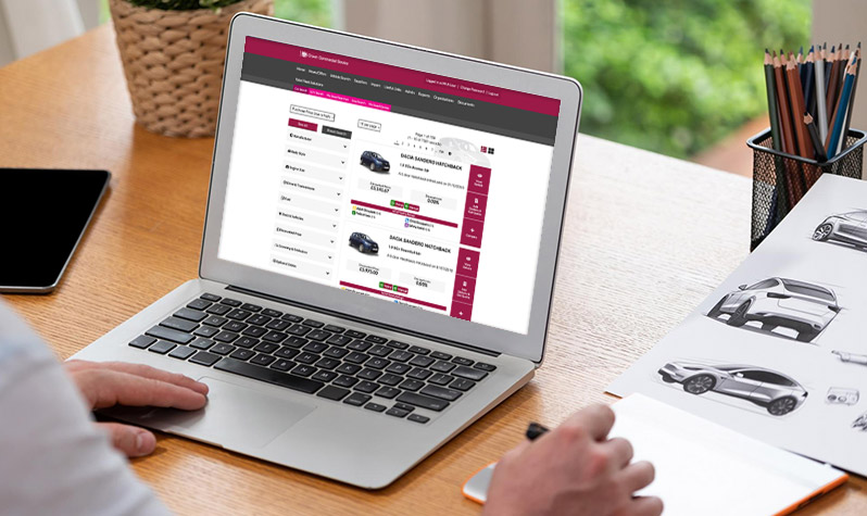 User browsing for cars on Crown Commercial Service Fleet Portal