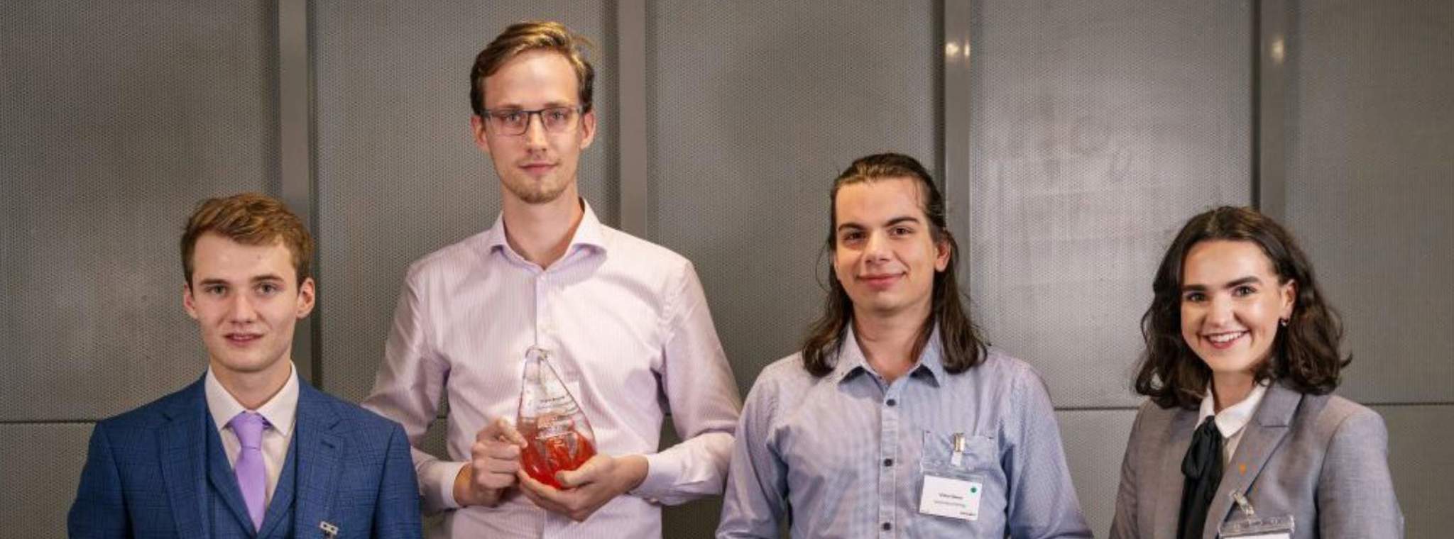 Four award winners of the Young software engineering talent awards