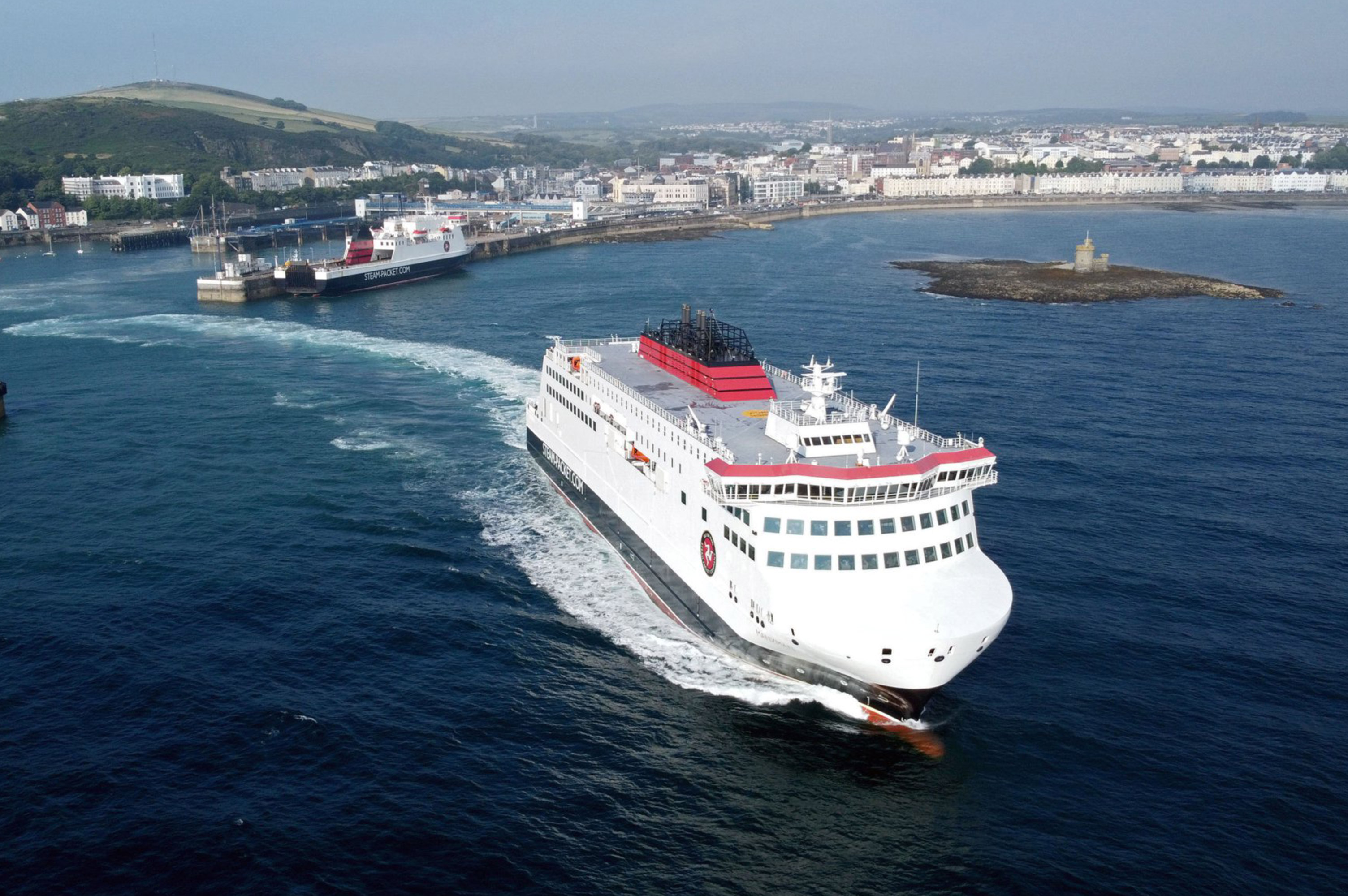 Steam Packet Ferries, Douglas harbour, Isle of Man